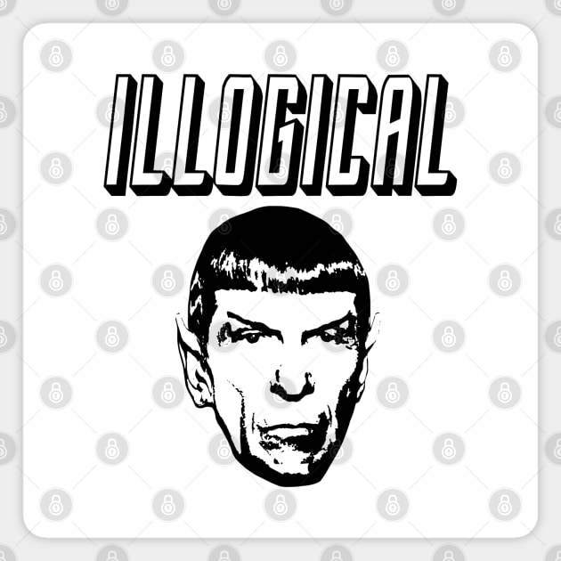 STAR TREK - Illogical Magnet by ROBZILLA